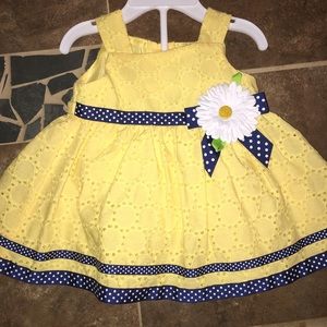 Sunflower babys dress